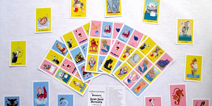 loteria bestiario ilustrado juan jose arreola destacada cartas tableros