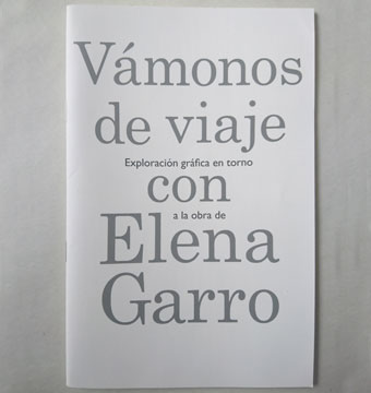 vamonos de viaje con elena garro catalogo portada exploracion grafica